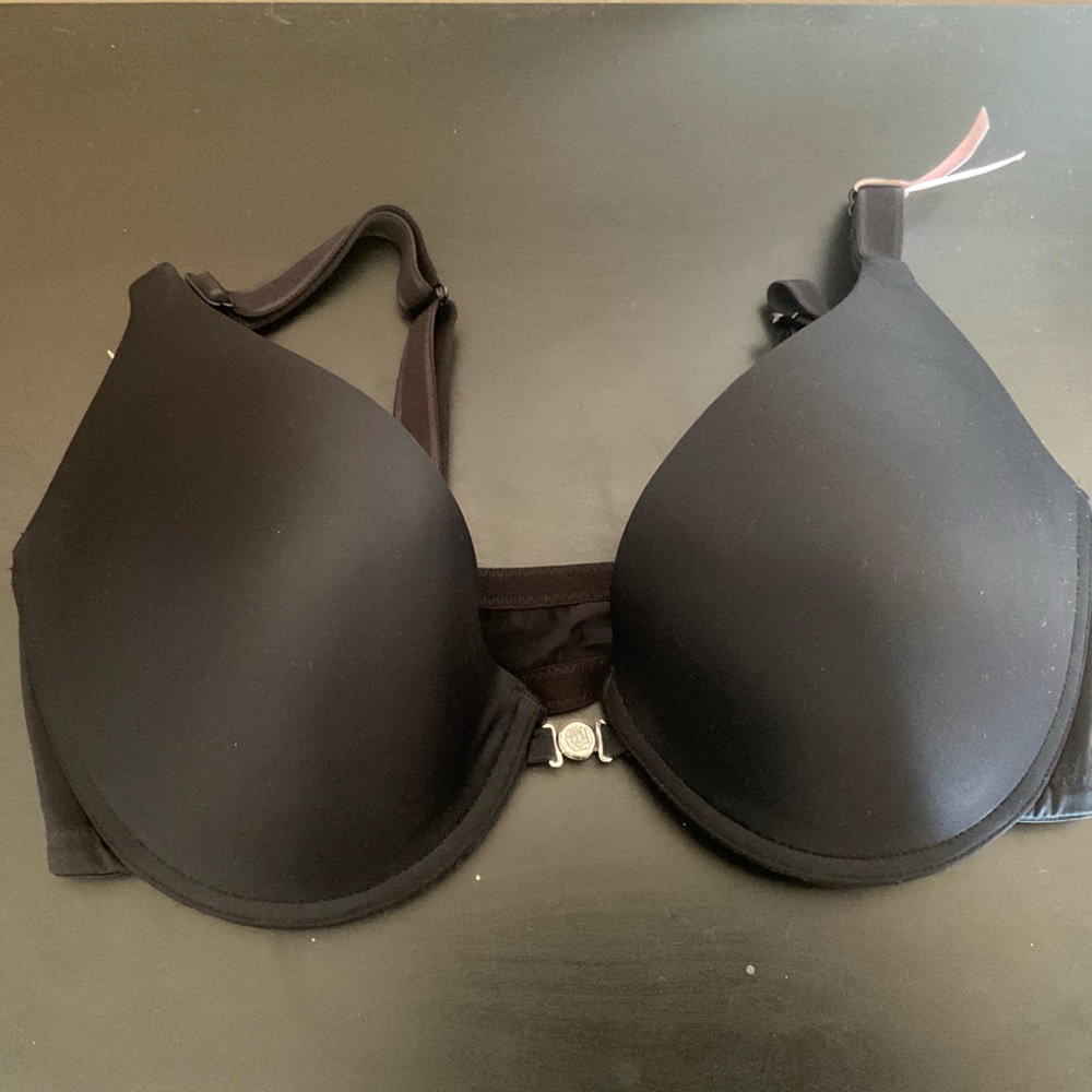 NWT La vie en rose black push up bra